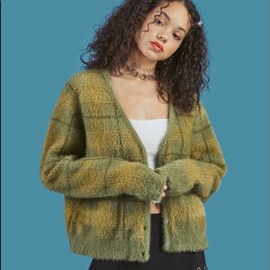 AUTHENTIC UNIF ty cardigan in green XS